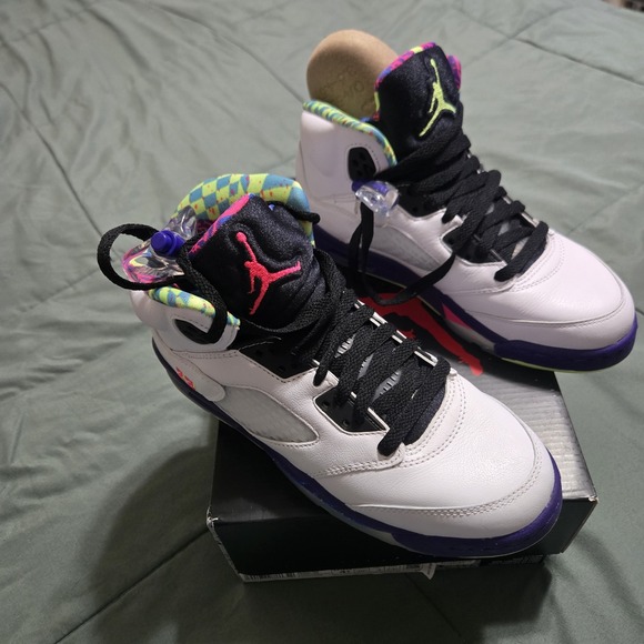 Jordan 5 Retro Alternate Bel-Air Size 4.5Y Has‎ Box EUC - Picture 2 of 10